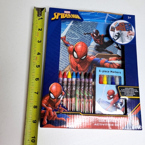 Marvel | Toys | Marvel Spiderman Coloring Activities Set | Poshmark